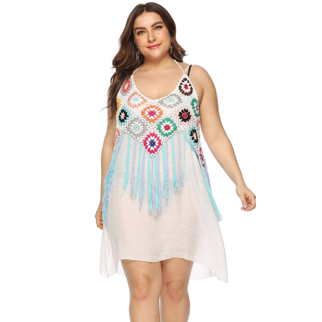 Damen Bohemian Chic Strandkleid Drune