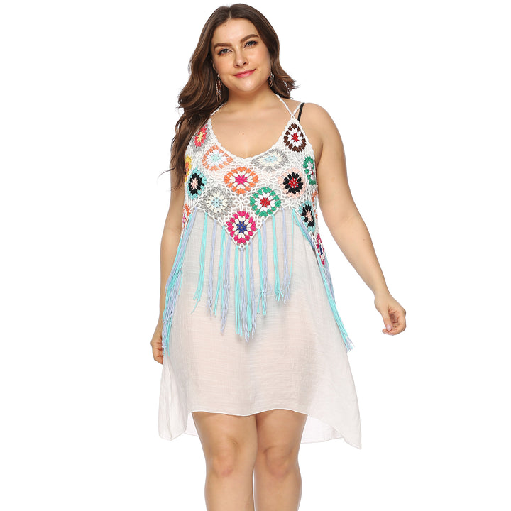 Damen Bohemian Chic Strandkleid Drune