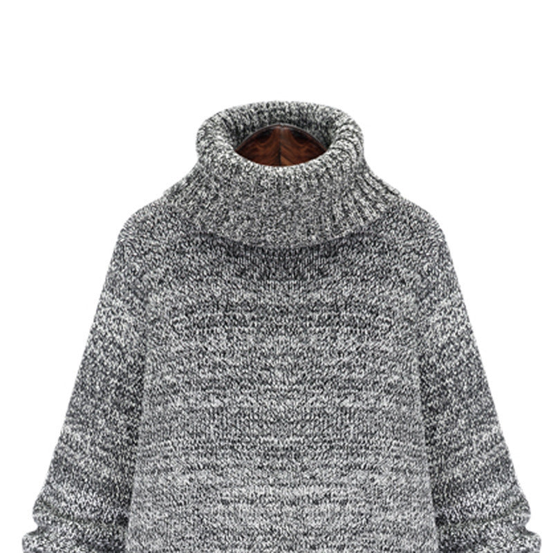 Damen Strickkleid mit hohem Kragen und lässigem Schnitt Drune