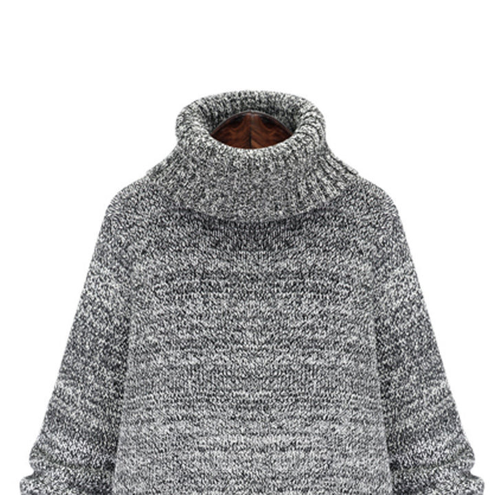 Damen Strickkleid mit hohem Kragen und lässigem Schnitt Drune