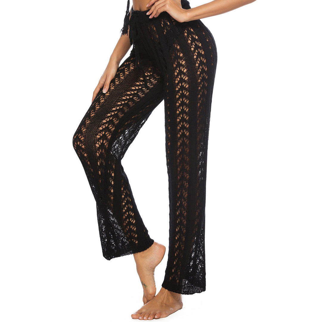 Damen luftige Häkel-Strandhose Drune