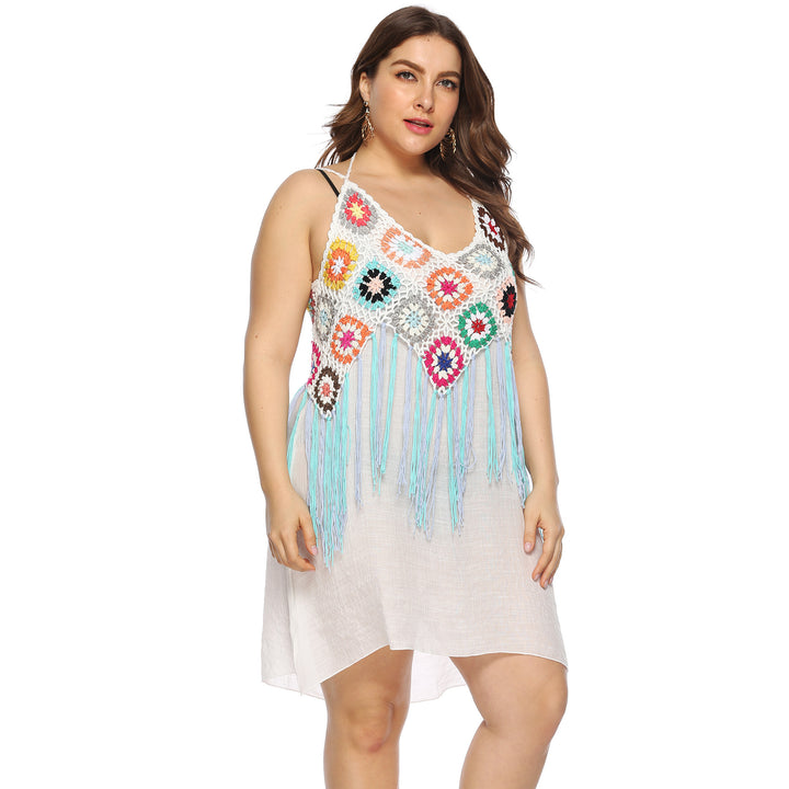 Damen Bohemian Chic Strandkleid Drune