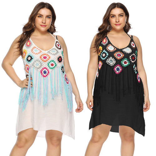 Damen Bohemian Chic Strandkleid Drune