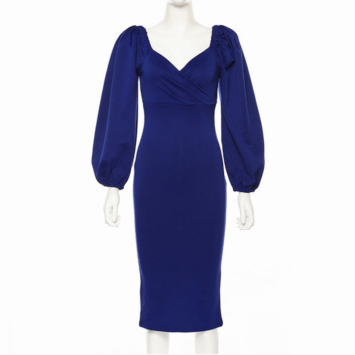 Drune | Ein-Wort-Schulter rückenfreies schlankes Kleid