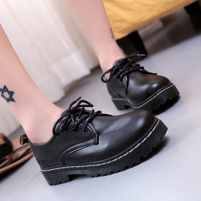 Damen Halbschuhe mit robustem Profil und modischem Schnürdesign Drune