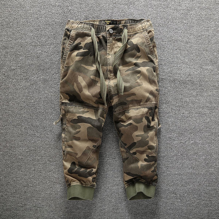 Herren Cargo-Jogginghose mit elastischem Bund, Bündchen und Knieverstärkung Drune