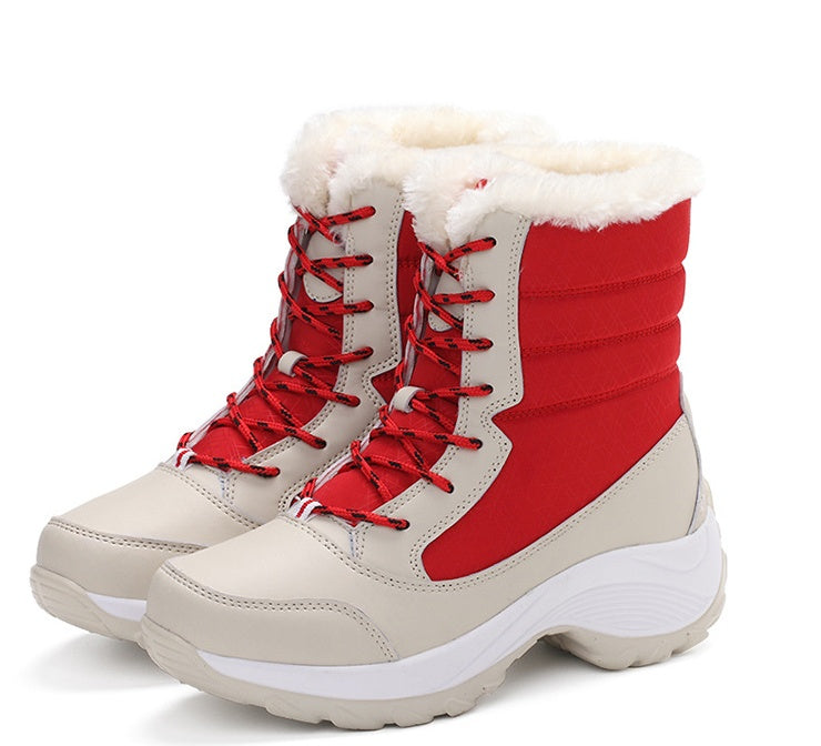 Drune | wasserdichte Winterstiefel mit Plüschfutter, Schnürverschluss und stabiler Sohle