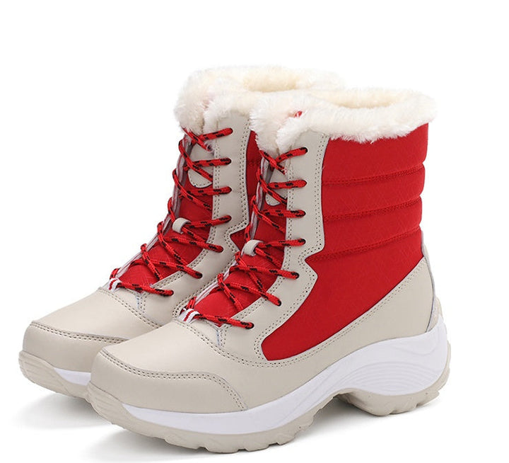 Drune | wasserdichte Winterstiefel mit Plüschfutter, Schnürverschluss und stabiler Sohle