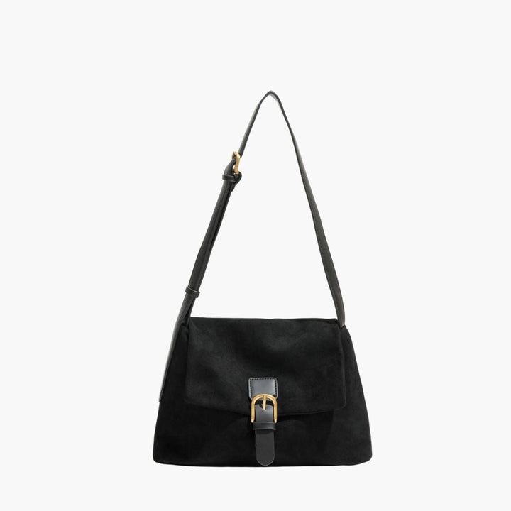 Drune | Wildleder Schultertasche für Damen - Stilvolle und Luxus Handtasche