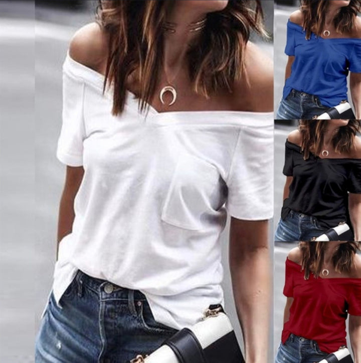 Damen Off-Shoulder T-Shirt Drune