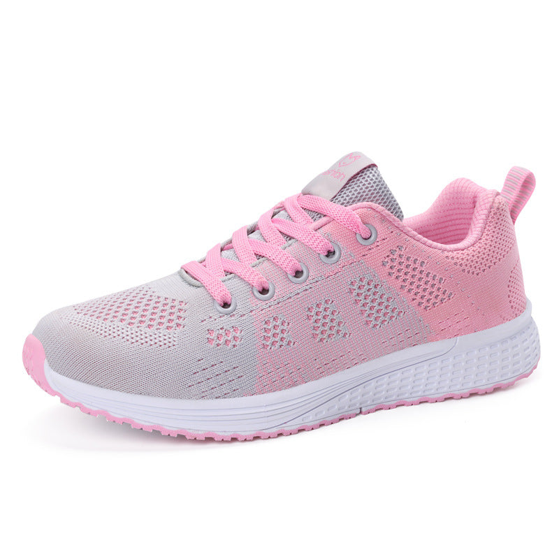 Damen nan atmungsaktive Strick-Laufsneaker mit nahtlosem Maschenobermaterial und reaktionsfreudiger Schaumdämpfung Drune