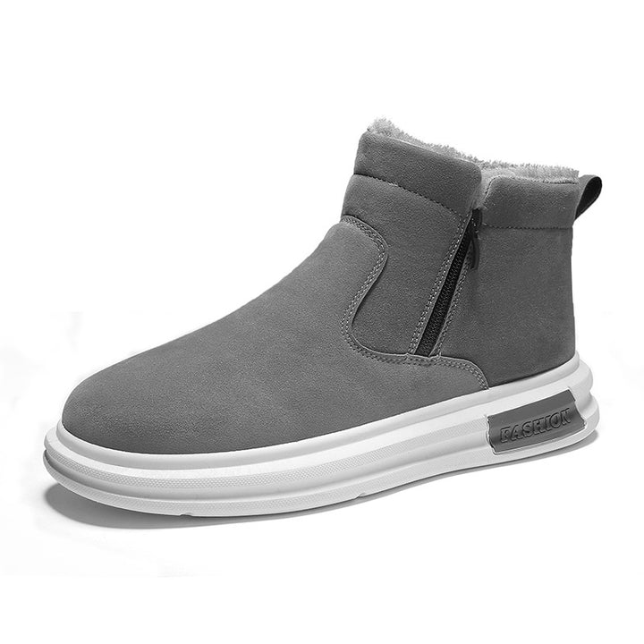 Gefütterte Herren-Schneestiefel zum Hineinschlüpfen