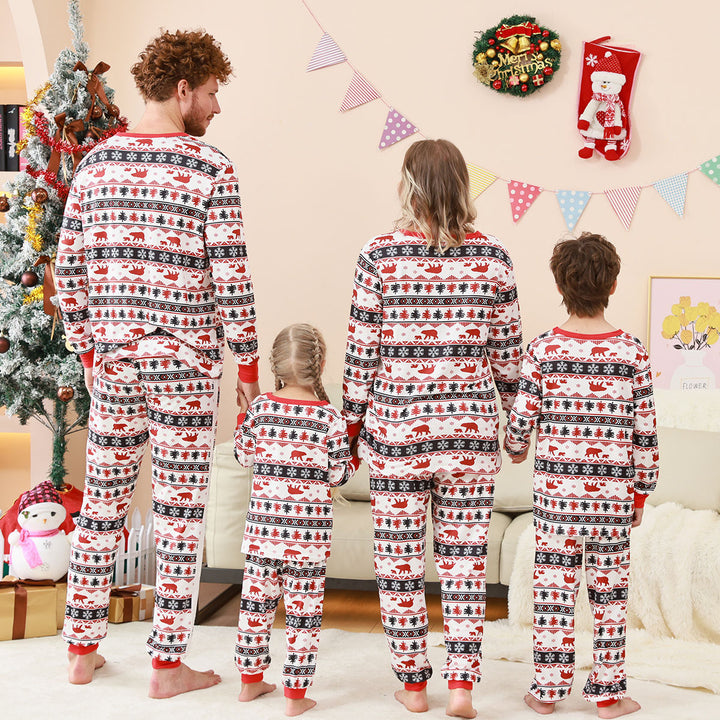 Familien-Schlafanzug-Set mit Karomuster