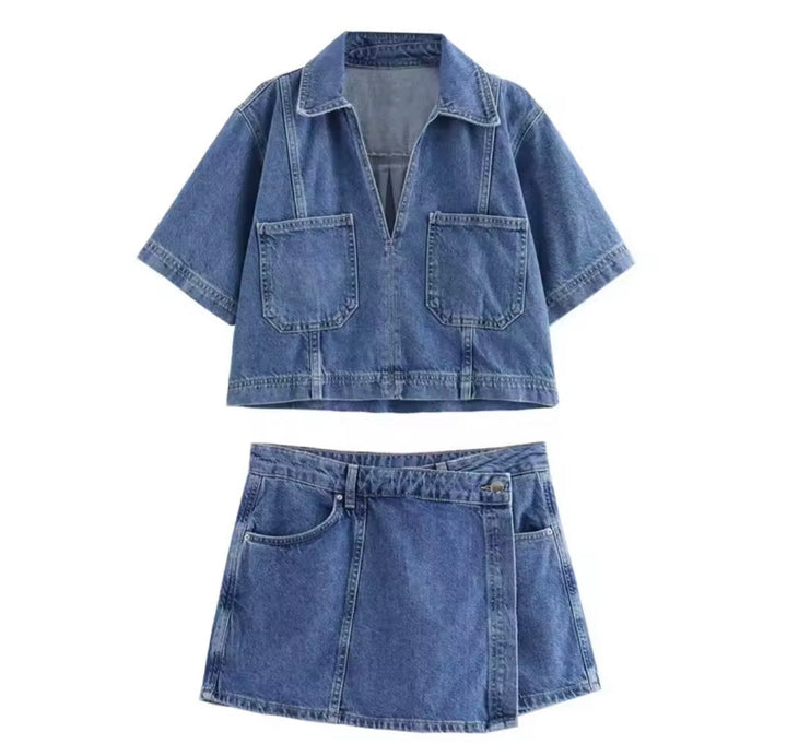 Drune | Trendiges Denim Satz Urban Chic