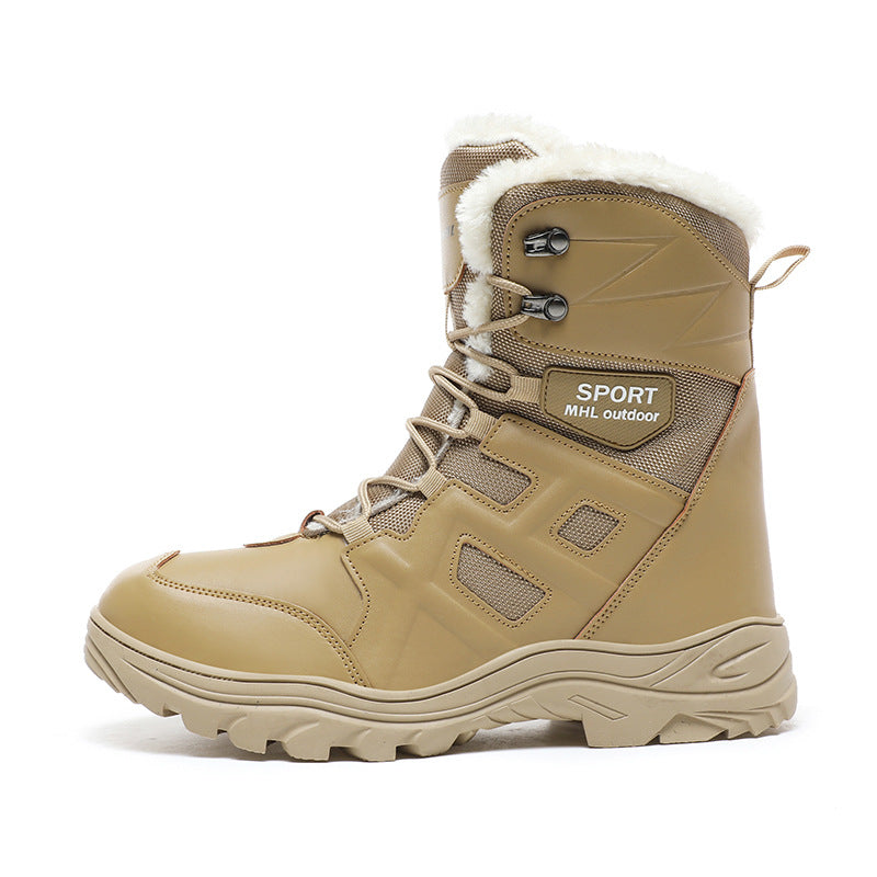 Herren-Winterstiefel, wasserabweisend, gefüttert