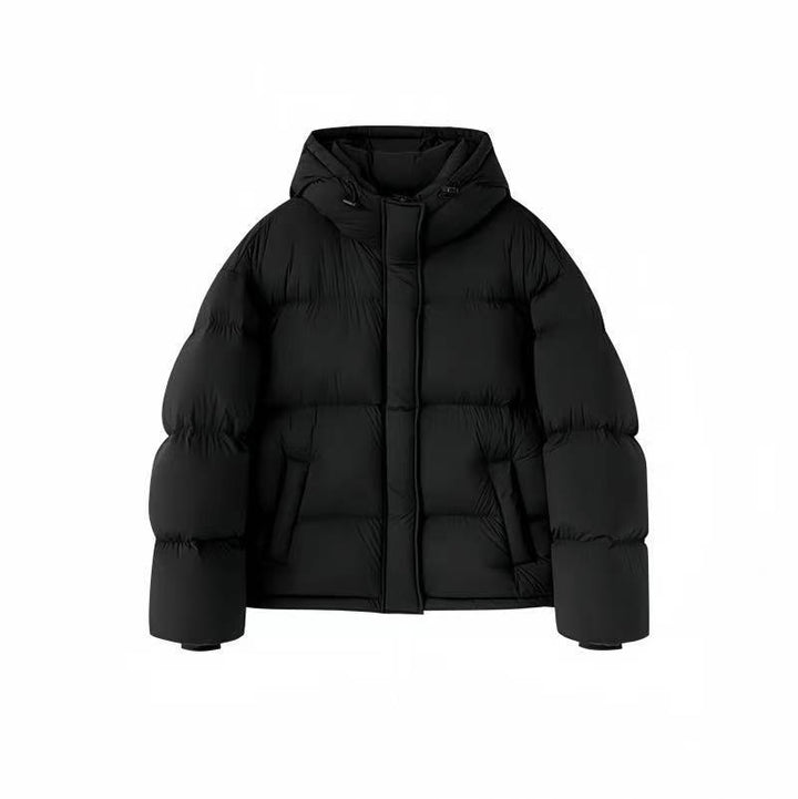 Kurze Daunenjacke mit Kapuze für Damen