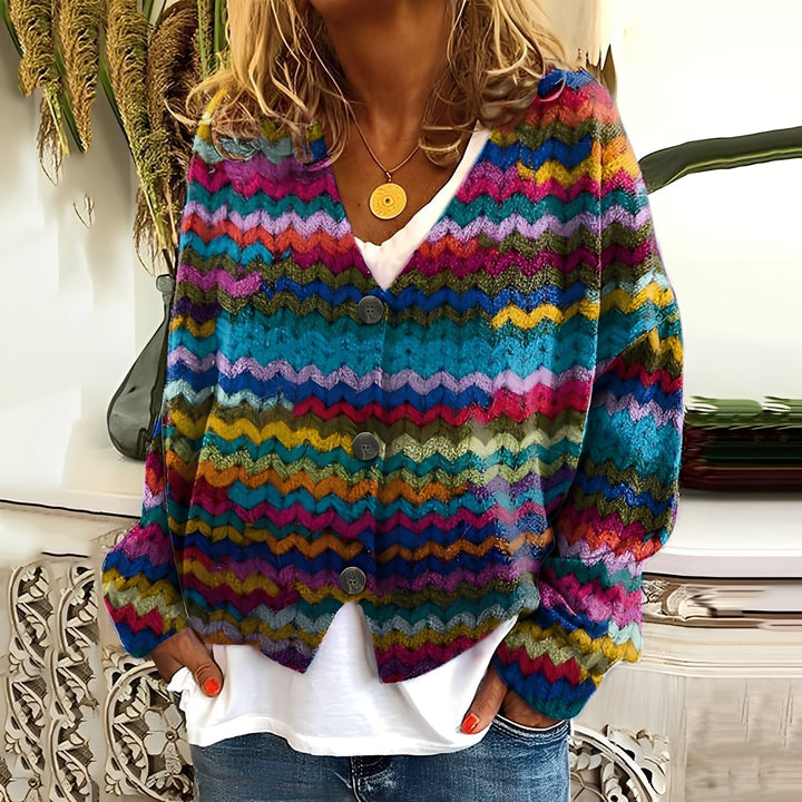 Drune | Gemütlicher, weicher Damenpullover mit Muster
