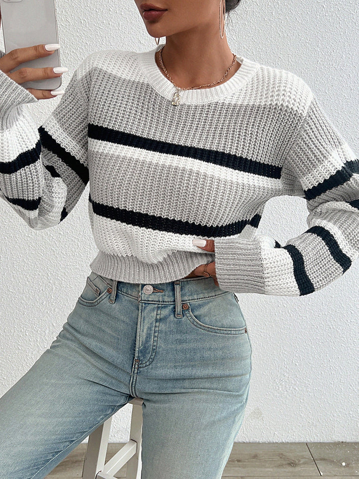 Drune | Strickpullover mit Rundhalsauschnitt