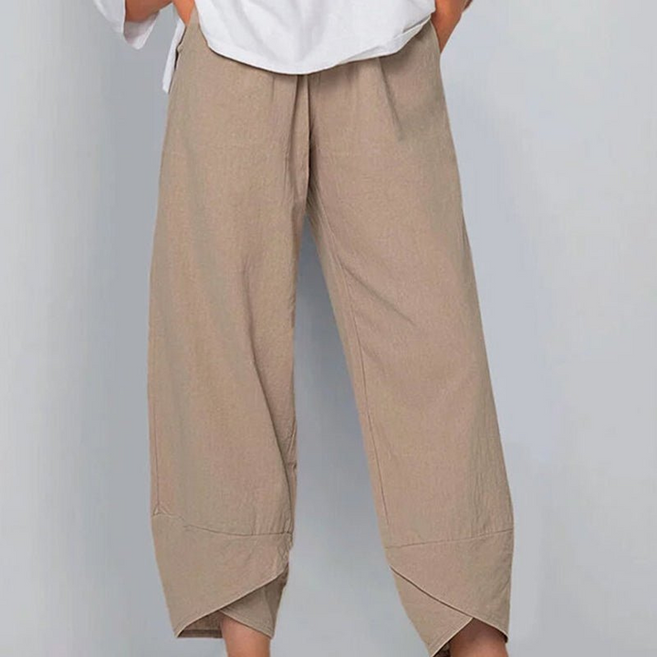 Drune | Damenhose Leichte Baumwoll Und Leinen Damen Sommer Komfort