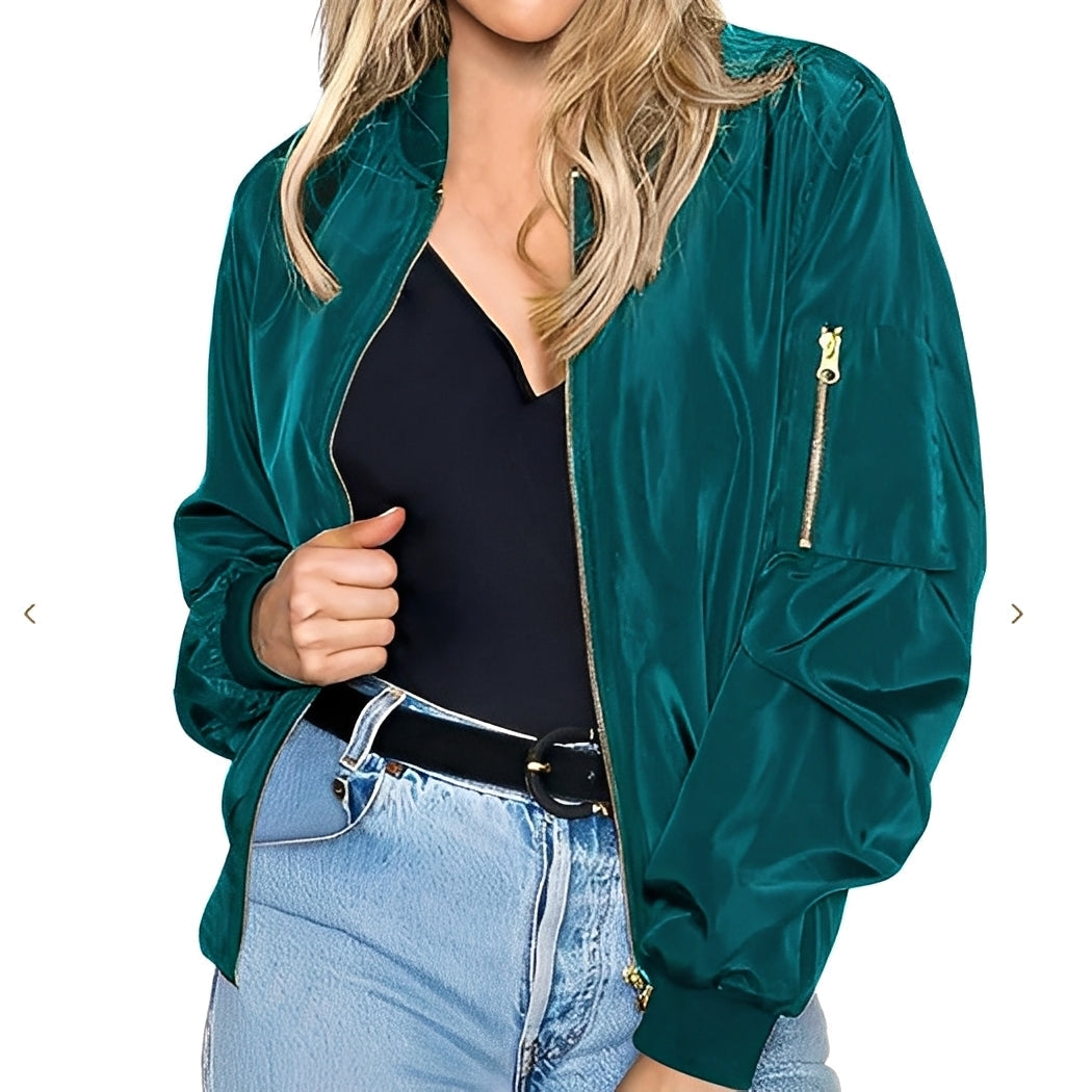 Drune | Lässige Bomberjacke im Retro-Stil für Frauen