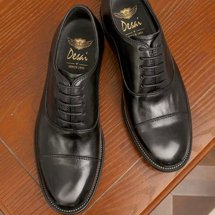 Drune | Elegante Leder Herrenschuhe Mit Schnürung Und Klassischem Design