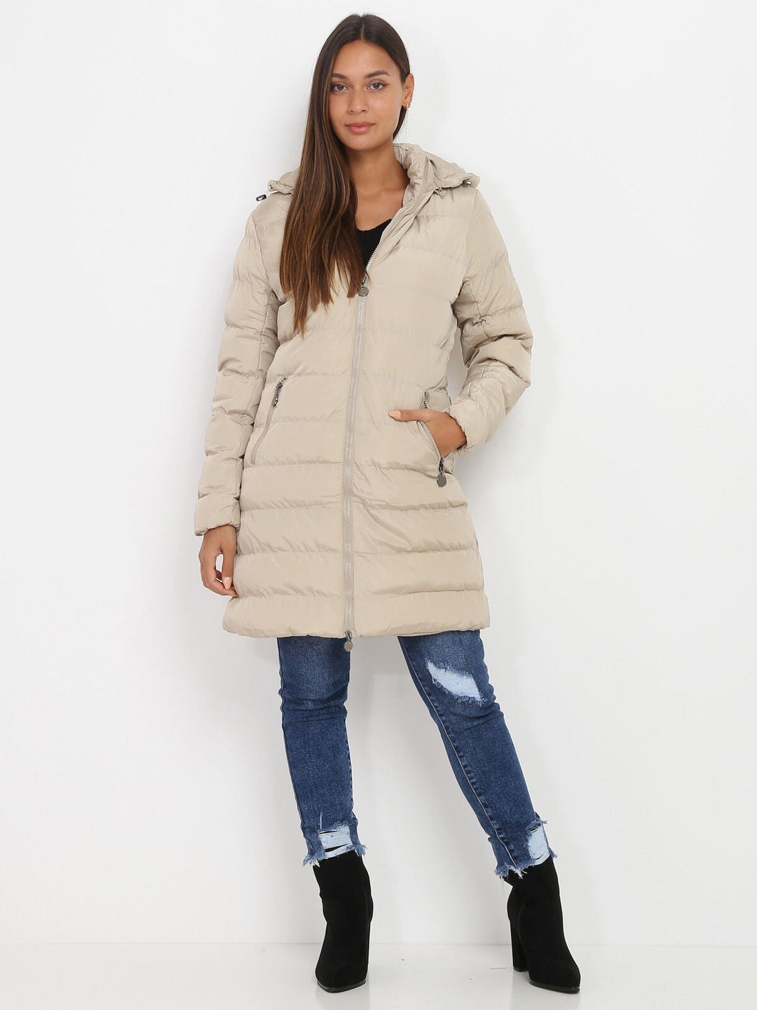 Drune | Kapuzen-Puffer-Jacke - Wasserabweisend - Polyesterfüllung - Winterkomfort