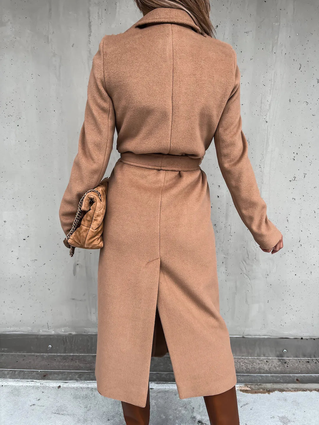 Drune | Stilvolle Wollmix Damenjacke Mit Gürtel