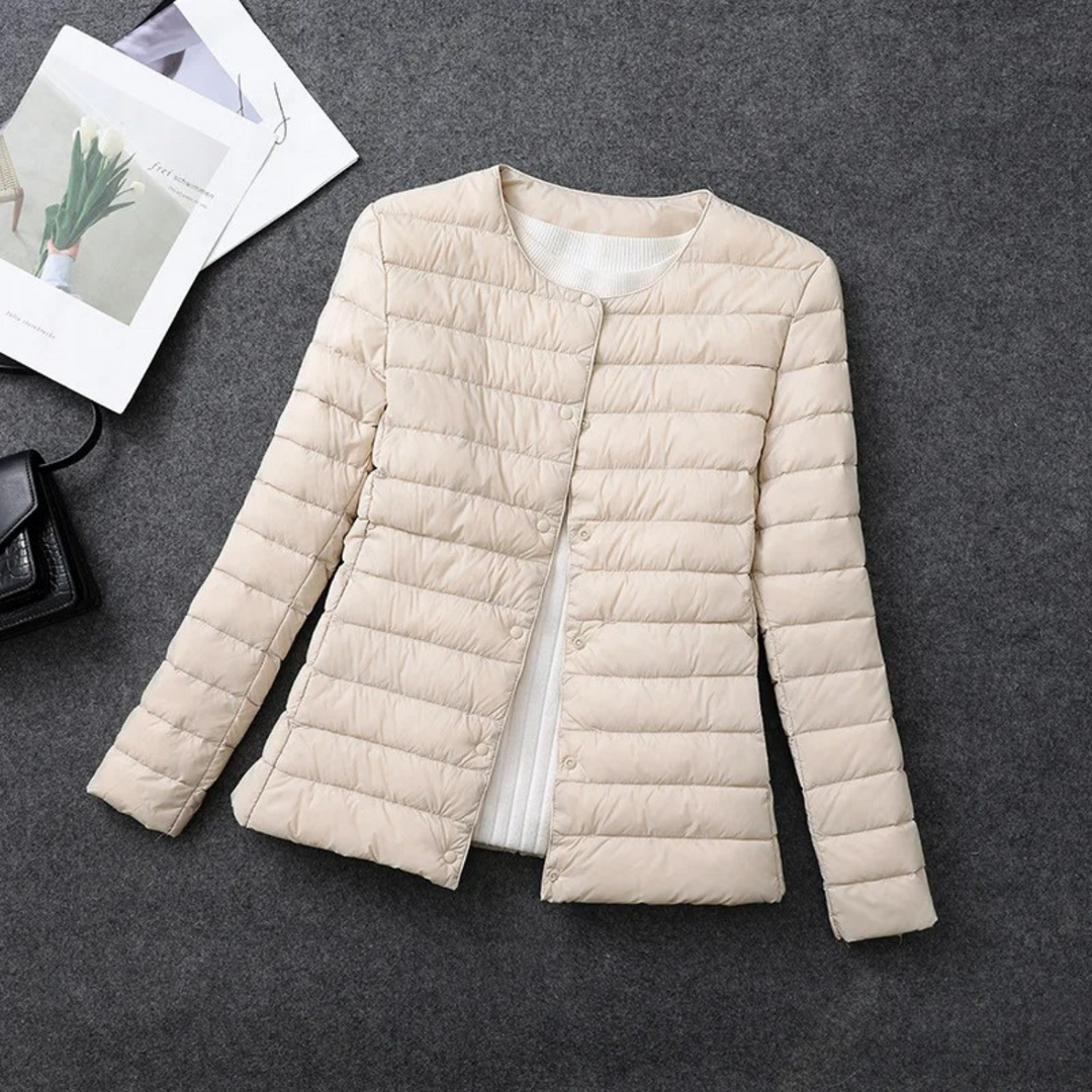Drune | Damen Leichte Daunenjacke - Mit Knöpfen