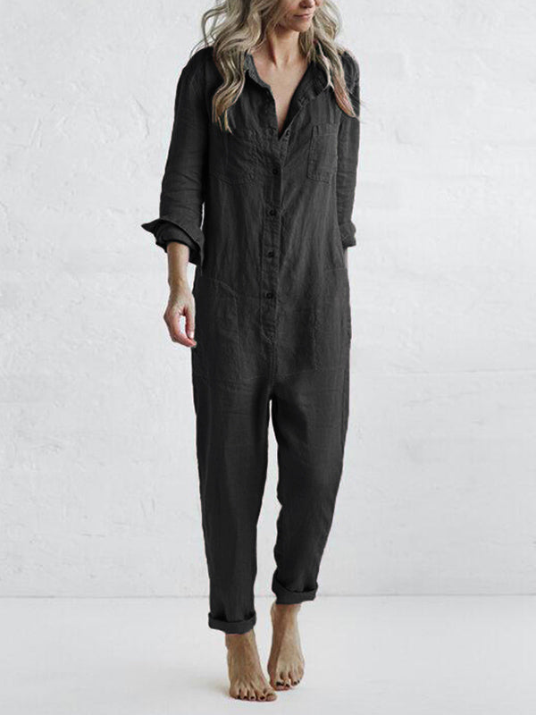 Drune | Langärmeliger Jumpsuit
