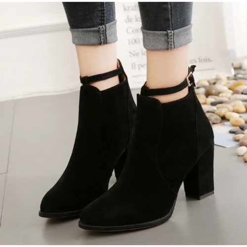 Drune | Stiefel mit hohem Blockabsatz für Frauen