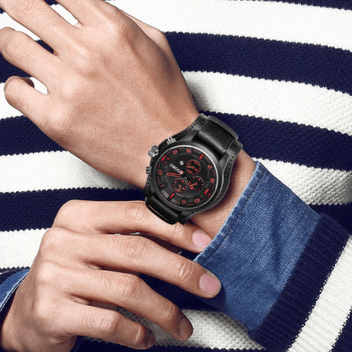Drune | Luxe Navigator Uhr Lederband