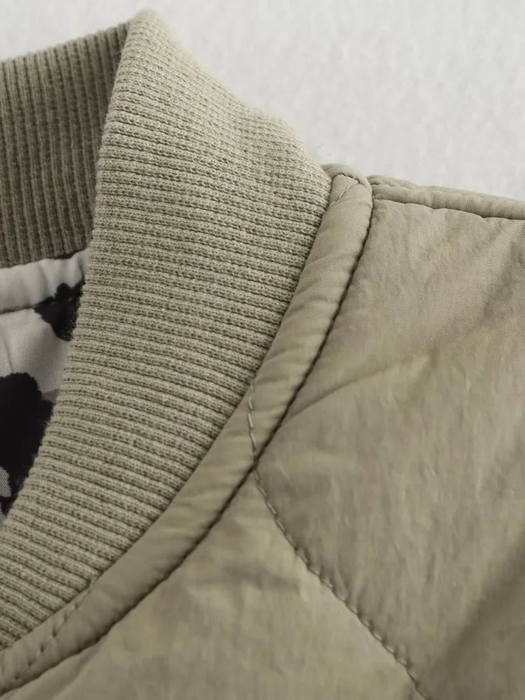 Drune | Jacke mit Leopardenfutter für Damen