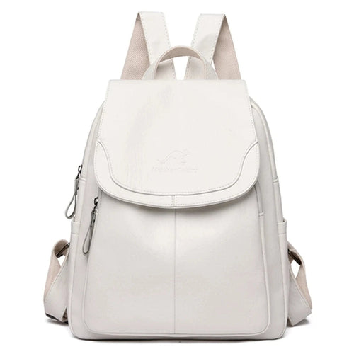 Damen Diebstahlsicherer Lederrucksack Für Stilvolle Frauen