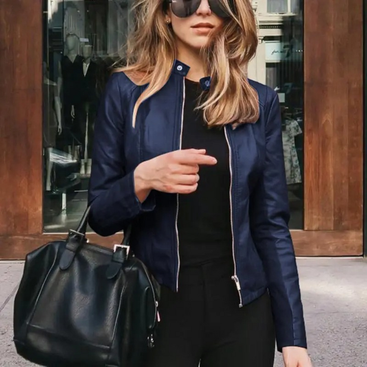 Drune - Damen Leder Motorradjacke