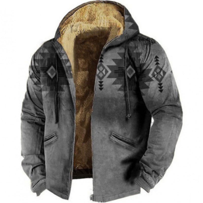 Drune | Hoodie Wollmix - Relaxed Fit Boho Stil