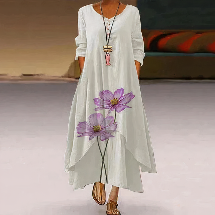 Drune | Elegantes Baumwollkleid Modisch