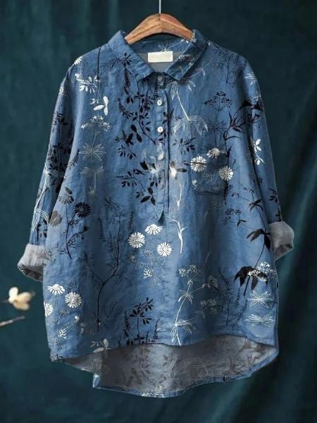 Drune | Elegante und vielseitige Blumenbluse