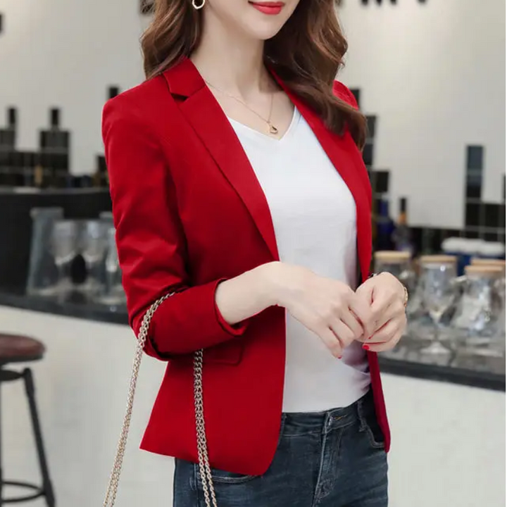 Drune | Eleganter Damenblazer mit Langen Ärmeln Ideal für Die Arbeit