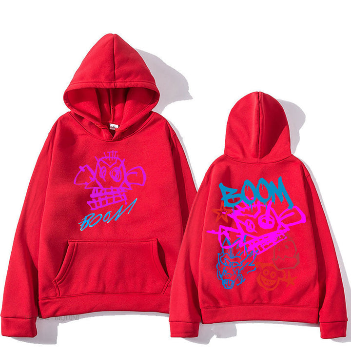 Drune | Arcane Jinx Cartoon Langarm-Hoodie