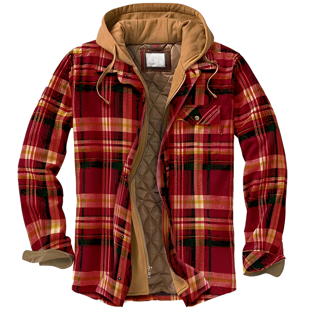 Drune | Casual Flanelljacke mit Karomuster für Männer