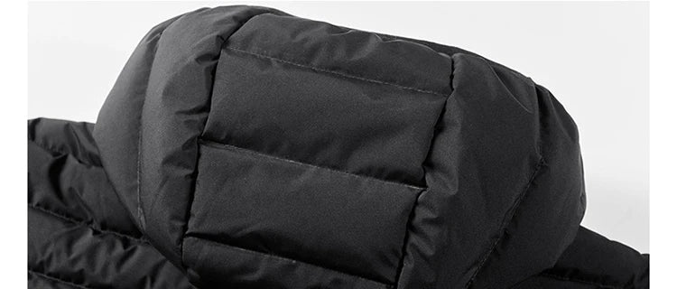 Drune | Herren Daunenjacke mit Kapuze
