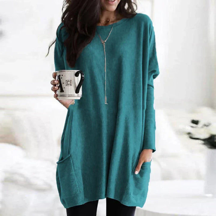 Drune - Damen Oversized-Tunika Pullover für entspannten Komfort