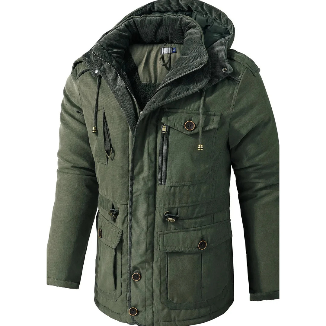 Drune | Warme Kapuzenjacke