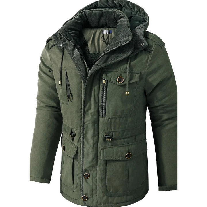 Drune | Warme Kapuzenjacke