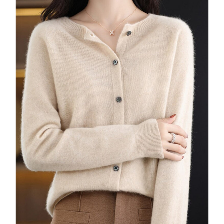 Drune | Cardigan - 100% Merinowolle Weicher Strickpullover