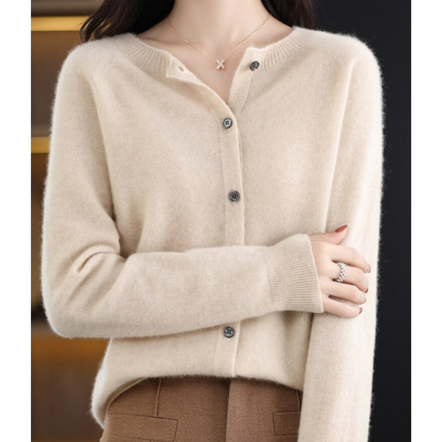 Drune | Cardigan - 100% Merinowolle Weicher Strickpullover