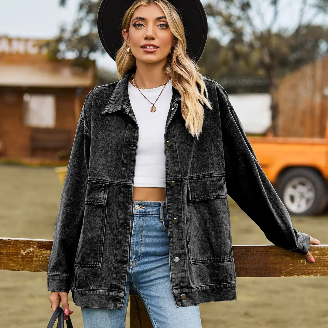 Drune | Klassisches Vintage Denim Jacke für Damen