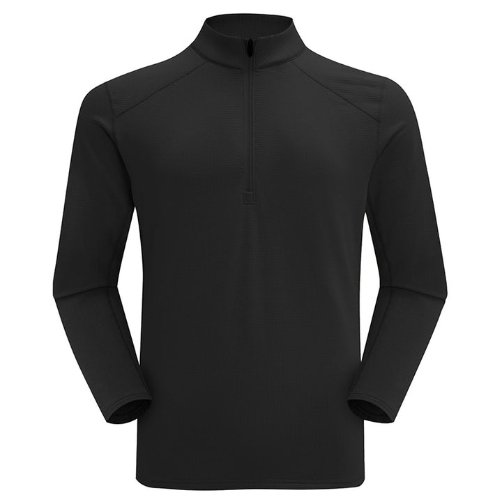 Sportliches Fleece-Sweatshirt mit Stehkragen