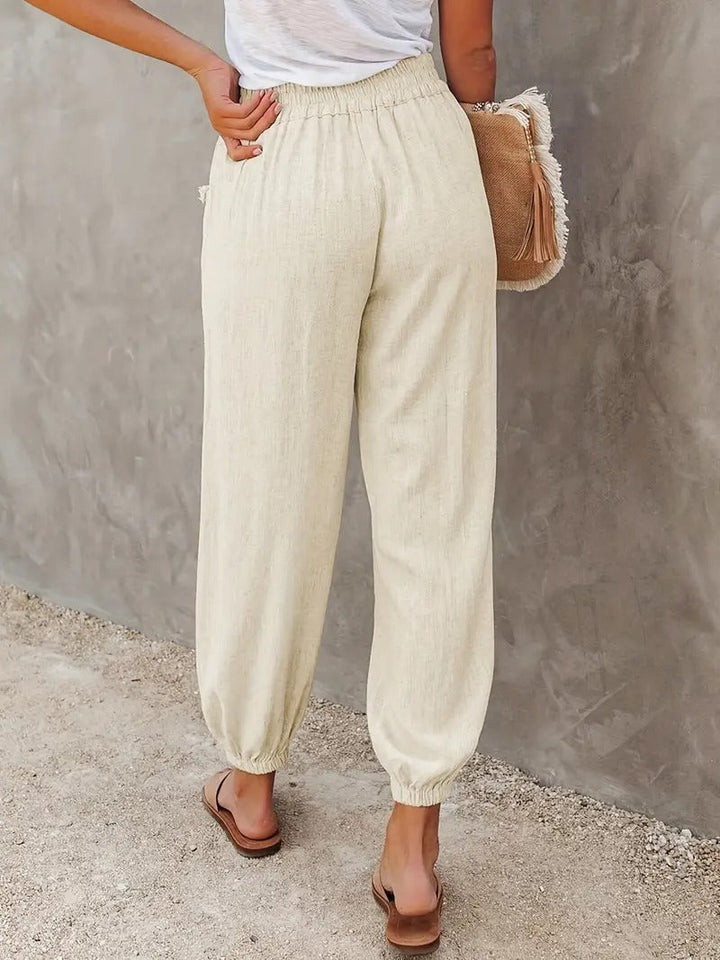 Drune - Lange Hose mit hoher Taille