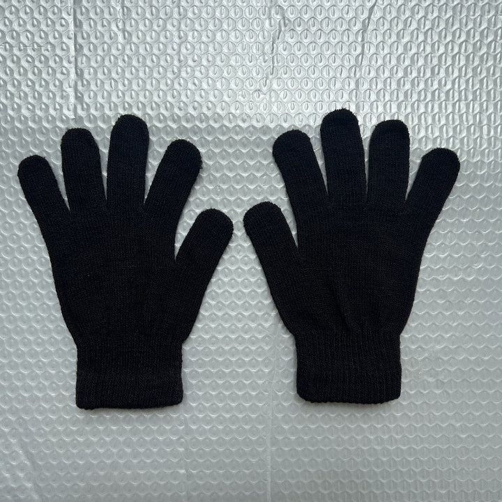 Winter-Set: Gefütterte Strickmütze mit Ohrenschutz und Schal